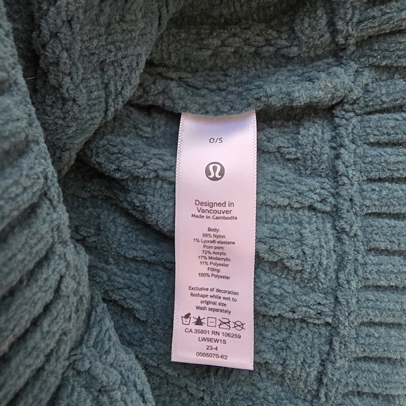 Lululemon Athletica Teal Knit Beanie - Picture 3 of 6